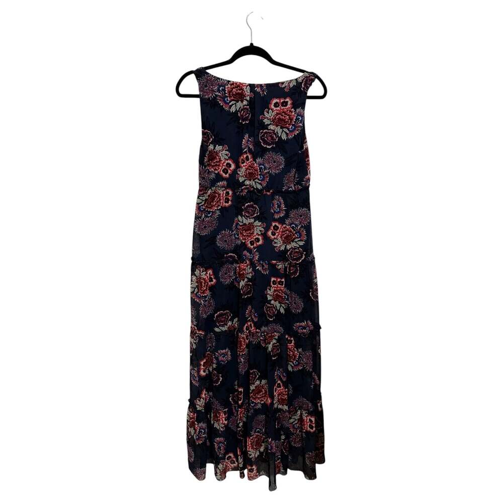Size Small Style & Co. Women's Sleeveless Floral Tiered Chiffon Maxi Dress - Picture 2 of 2